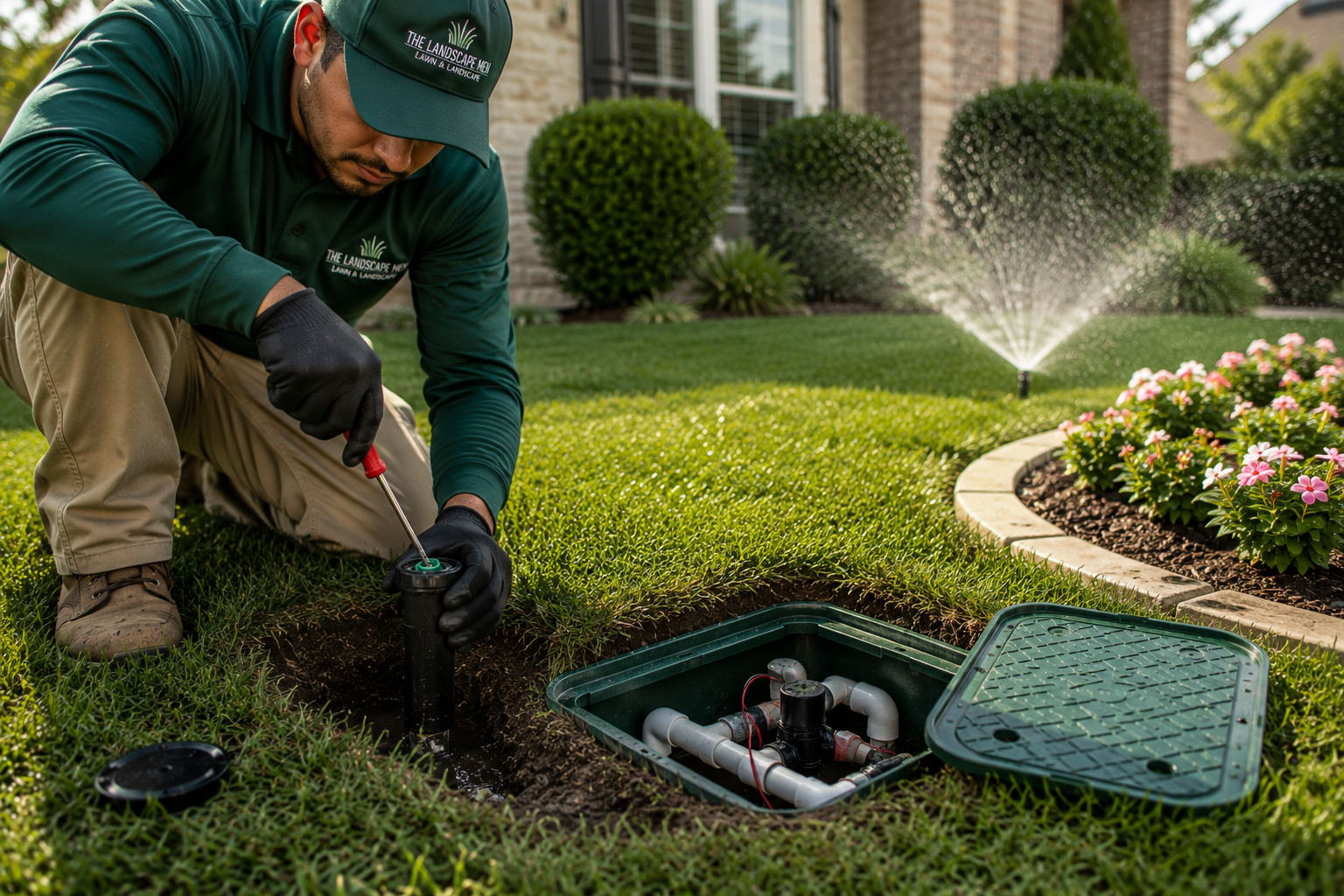 Professional sprinkler repair in Lewisville Texas
